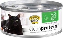Dr. Elsey's cleanprotein Duck & Turkey Pate Grain-Free Canned Cat Food, 5.3-oz, case of 24