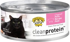 Dr. Elsey's cleanprotein Pork Pate Grain-Free Canned Cat Food, 5.3-oz, case of 24