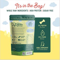 Beg & Barker Double Chicken Breast Strips Dog Jerky Treats, 10-oz bag, case of 2 slide 2 of 8