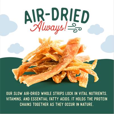 Show full view: Beg & Barker Double Chicken Breast Strips Dog Jerky Treats, 10-oz bag, case of 2 slide 4 of 9