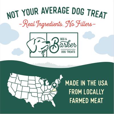 Show full view: Beg & Barker Double Chicken Breast Strips Dog Jerky Treats, 10-oz bag, case of 2 slide 6 of 9