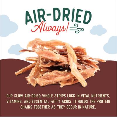 Show full view: Beg & Barker Double Pork Loin Strips Dog Jerky Treats, 10-oz bag, case of 2 slide 4 of 9