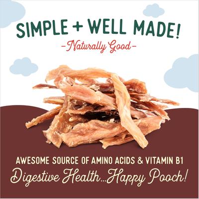 Show full view: Beg & Barker Double Pork Loin Strips Dog Jerky Treats, 10-oz bag, case of 2 slide 7 of 9