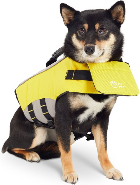 GF Pet Life Vest Dog Jacket, Yellow, Large slide 1 of 7