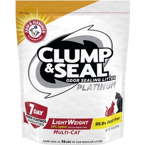 Platinum clump shop and seal litter