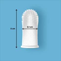 Jasper Finger Dog & Cat Toothbrush, 2 count, Clear slide 2 of 8