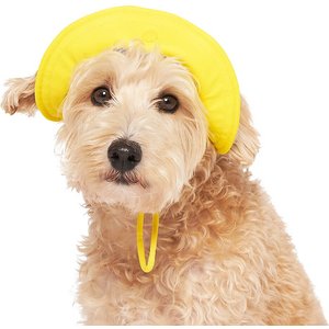 Canada Pooch Torrential Tracker Dog Rain Hat, Yellow, Medium