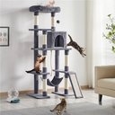 Yaheetech Multi-Level 63-in Plush Cat Tree, Dark Gray