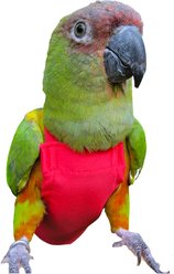 Avian Fashions FeatherWear FlightSuit Bird Diaper, Red, Mammoth, 14