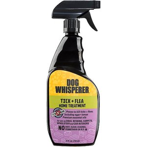 Dog Whisperer Flea & Tick Home Treatment Spray, 24-oz bottle