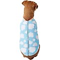 Wagatude Cloud Print Dog Jacket, XX-Small