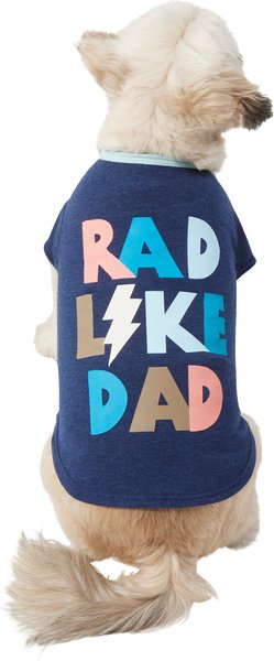 Wagatude Rad Like Dad Dog T-Shirt, Large slide 1 of 4