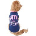 Wagatude Cute But Crazy Dog T-Shirt, XX-Large