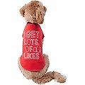 Wagatude Lots Of Likes Dog T-Shirt, Small