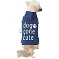 Wagatude Dog Gone Cute Paw Dog Hoodie, XX-Large