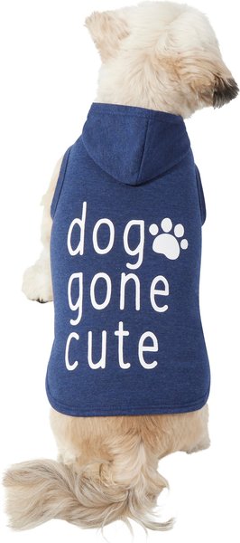 Wagatude Dog Gone Cute Paw Dog Hoodie, 3X-Large slide 1 of 5