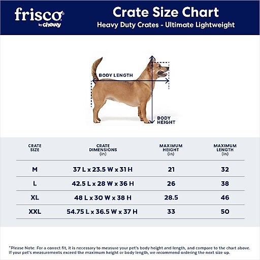 Frisco Ultimate Lightweight Heavy Duty Foldable & Stackable Steel Metal Single Door Dog Crate, Medium