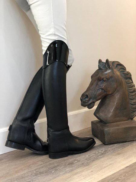 BootCrowns The Wellington Horse Riding Boots, 19.5-in, Patent slide 1 of 2