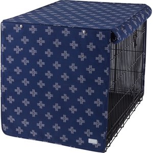 Frisco Crate Cover, 36 inch, Blue Crosses