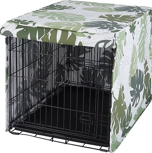 Frisco Crate Cover, 36 inch, White Leaves