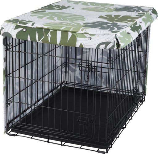Frisco Crate Cover, 36 inch, White Leaves