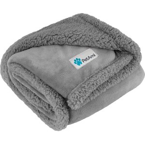 PetAmi Waterproof Dog Blanket, Light Gray, Medium