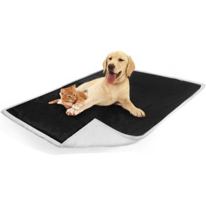 PetAmi Waterproof Couch Cat & Dog Blanket, Black, 50 x 40-in