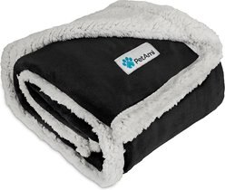 PetAmi Puppy Dog Blanket, Black