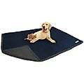 PetAmi Waterproof Reversible Cat & Dog Blanket, Navy & Gray Sherpa, 60 x 80-in