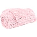PetAmi Fluffy Waterproof Cat & Dog Blanket, Pink, Medium