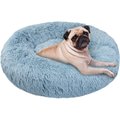 PetAmi Donut Cat & Dog Bed, Dusty Blue, Small
