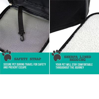 Show full view: PetAmi Premium Backpack Dog & Cat Carrier, Gray slide 6 of 9