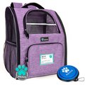 PetAmi Deluxe Backpack Dog & Cat Carrier, Heather Purple