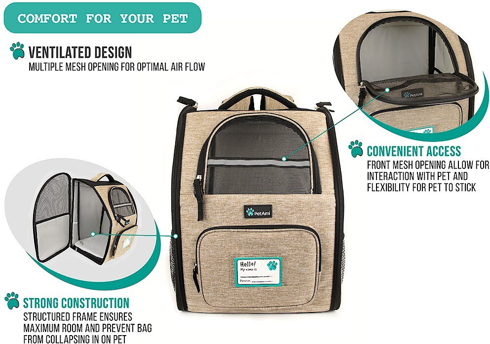 Petami deluxe hot sale pet carrier