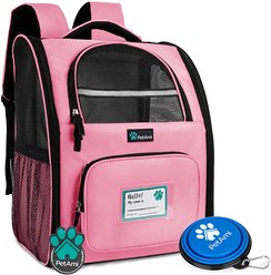 PetAmi Deluxe Backpack Dog & Cat Carrier, Pink