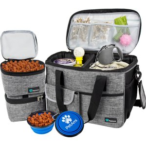 PetAmi Dog & Cat Travel Bag, Grey, Medium