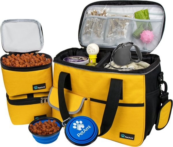 PetAmi Dog & Cat Travel Bag, Yellow, Medium slide 1 of 7