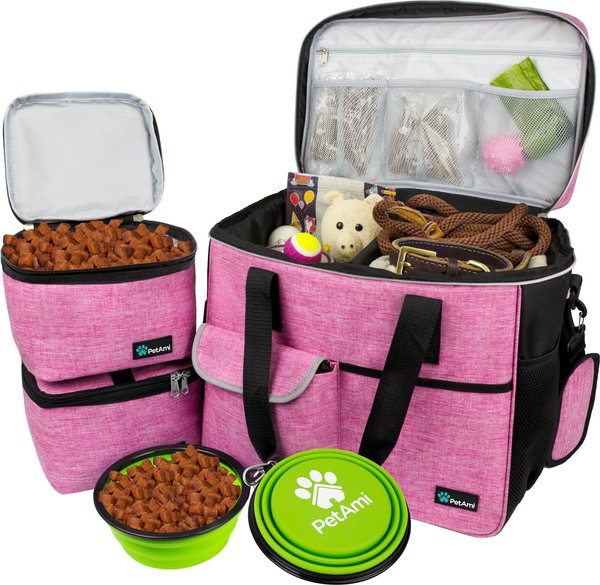 PetAmi Dog & Cat Travel Bag, Pink, Large slide 1 of 7