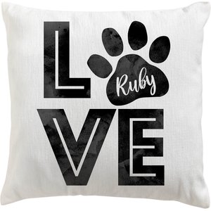 Custom Personalization Solutions Love my Pooch Personalized Throw Pillow
