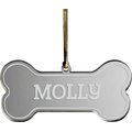 Custom Personalization Solutions Dog Bone Personalized Mirrored Acrylic Ornament