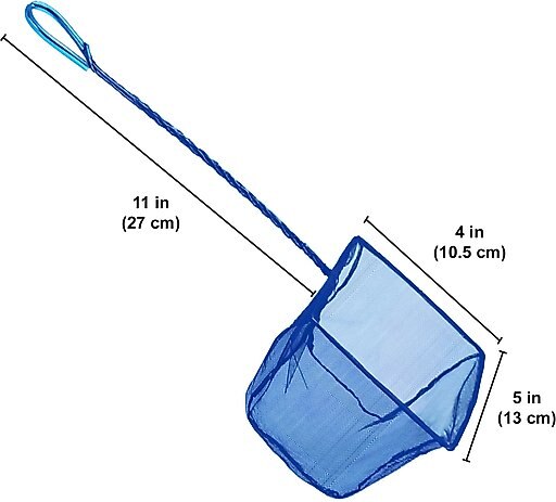 SunGrow Safe Aquarium Cleaning Fine Mesh Betta Fish Net