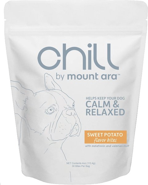 Mount Ara Chill Bites Sweet Potato Dog Treats, 4-oz slide 1 of 4