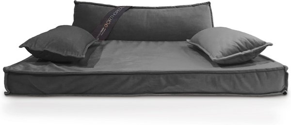 Precious Tails Precious Tails Modern Sofa Cat & Dog Bed with Removable Cover, Gray, Small slide 1 of 2