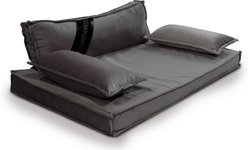 Precious Tails Precious Tails Modern Sofa Cat & Dog Bed with Removable Cover, Gray, Small slide 2 of 2