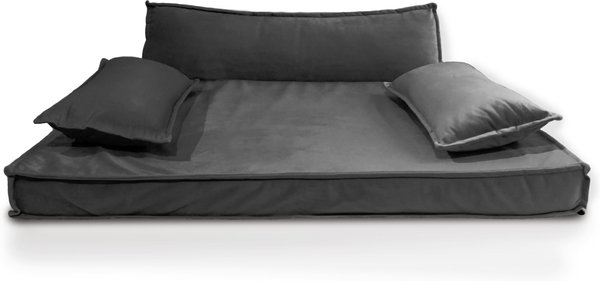 Precious Tails Precious Tails Modern Sofa Cat & Dog Bed w/ Removable Cover, Gray, Medium slide 1 of 7