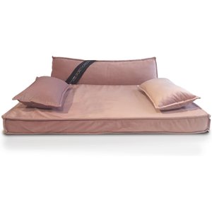 Precious Tails Precious Tails Modern Sofa Cat & Dog Bed w/ Removable Cover, Pink, Medium