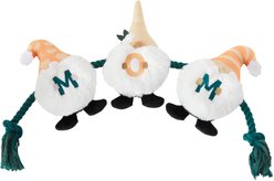 Frisco Mom Gnomes Plush with Rope Squeaky Dog Toy