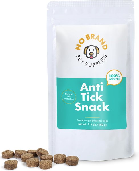 No Brand Pet Supplies Anti Tick Chews for Dogs, 5.3-oz jar slide 1 of 2