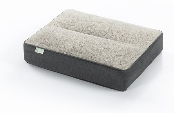 Zinus UltraPlush Green Tea Dog Bed, Grey, 5-in, Small, 1 slide 1 of 9