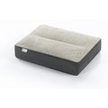 Zinus UltraPlush Green Tea Dog Bed, Grey, 5-in, Small, 1